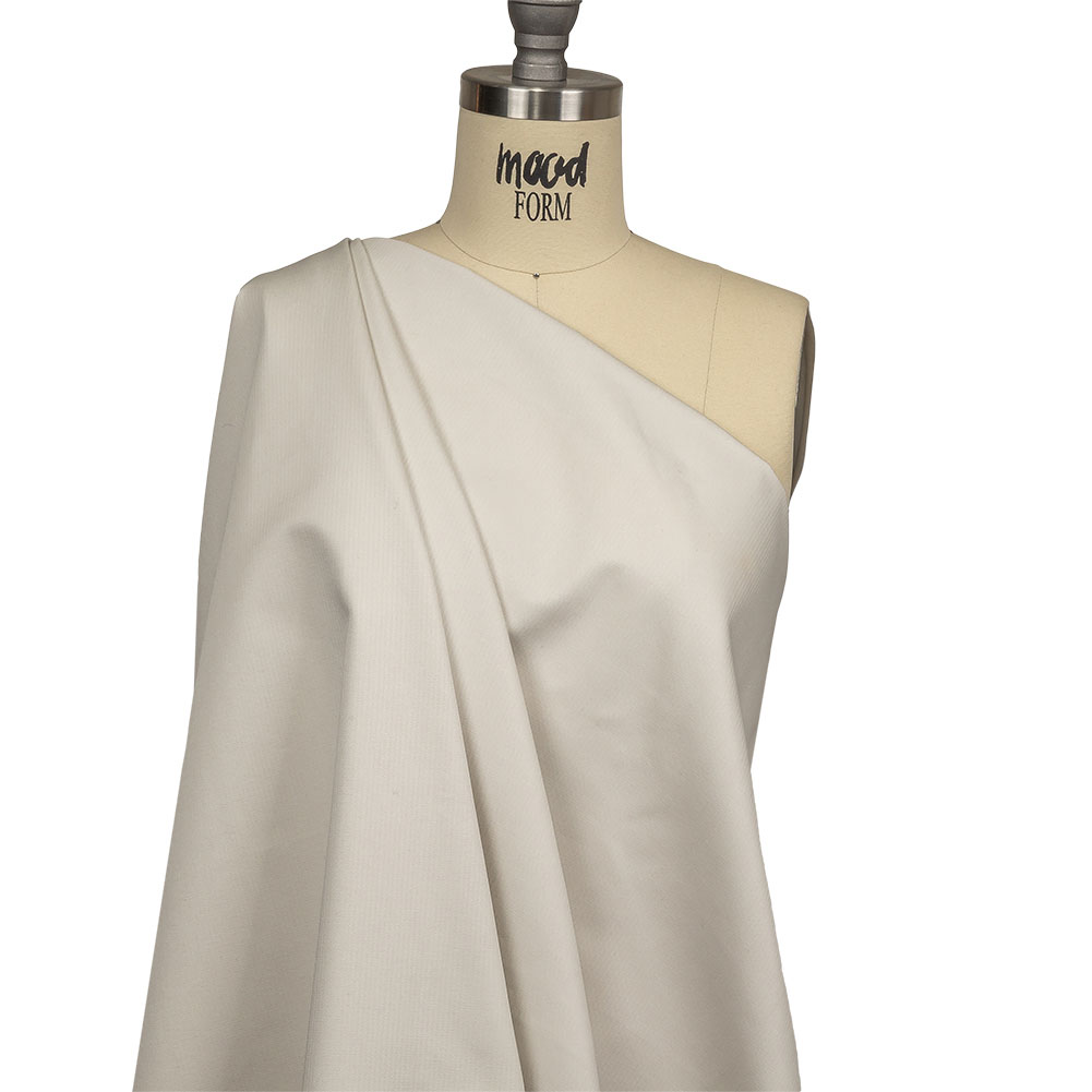 Light Gray Cotton Broken Twill Drape