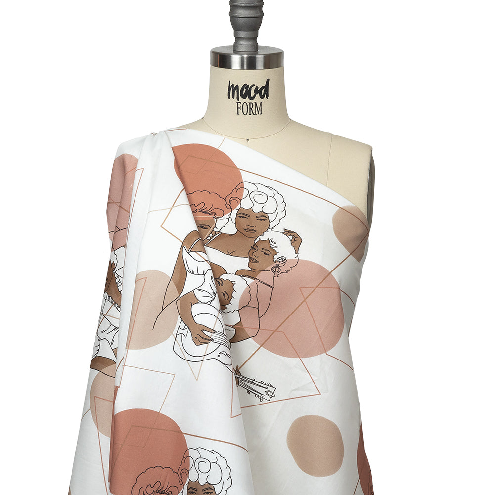 Mood Exclusive To Thelma, With Love Mercerized Organic Egyptian Cotton Voile - Drape