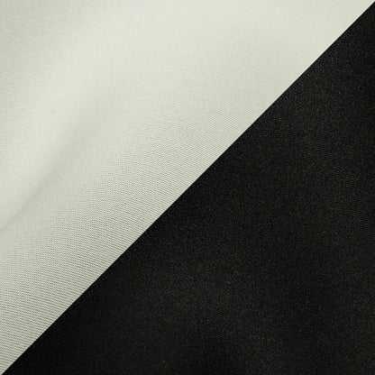 Double Faced Stretch Neoprene 3yd Bundle - Black and White - Wave Collection