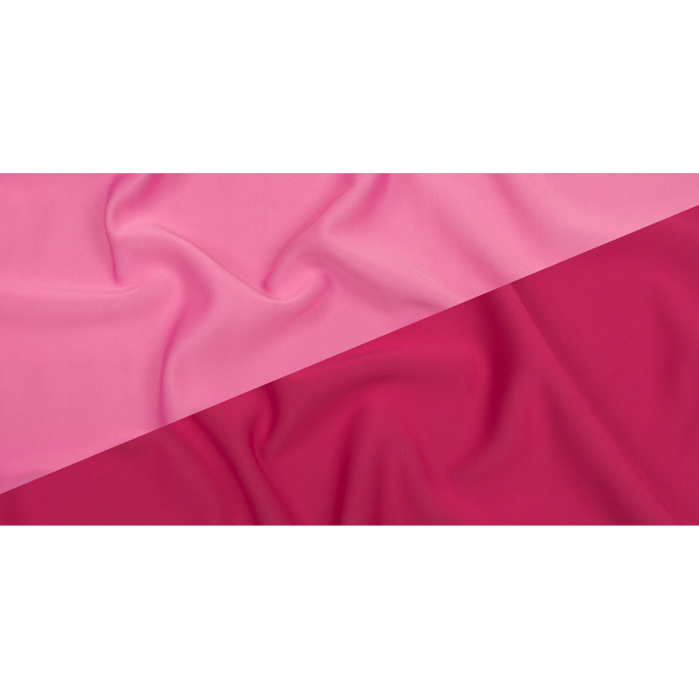 Double Faced Stretch Neoprene 3yd Bundle - Fuchsia Purple and Pink Carnation - Wave Collection - Full