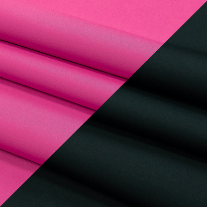 Double Faced Stretch Neoprene 3yd Bundle - Vulcan and Raspberry Rose - Wave Collection