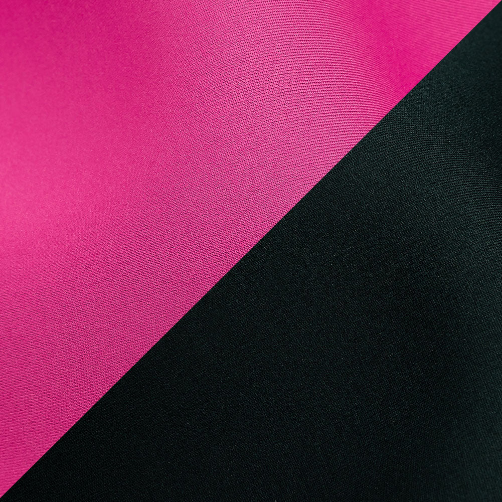 Double Faced Stretch Neoprene 3yd Bundle - Vulcan and Raspberry Rose - Wave Collection - Detail