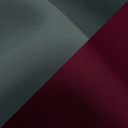 Double Faced Stretch Neoprene 3yd Bundle - Bordeaux and Gray Blue - Wave Collection