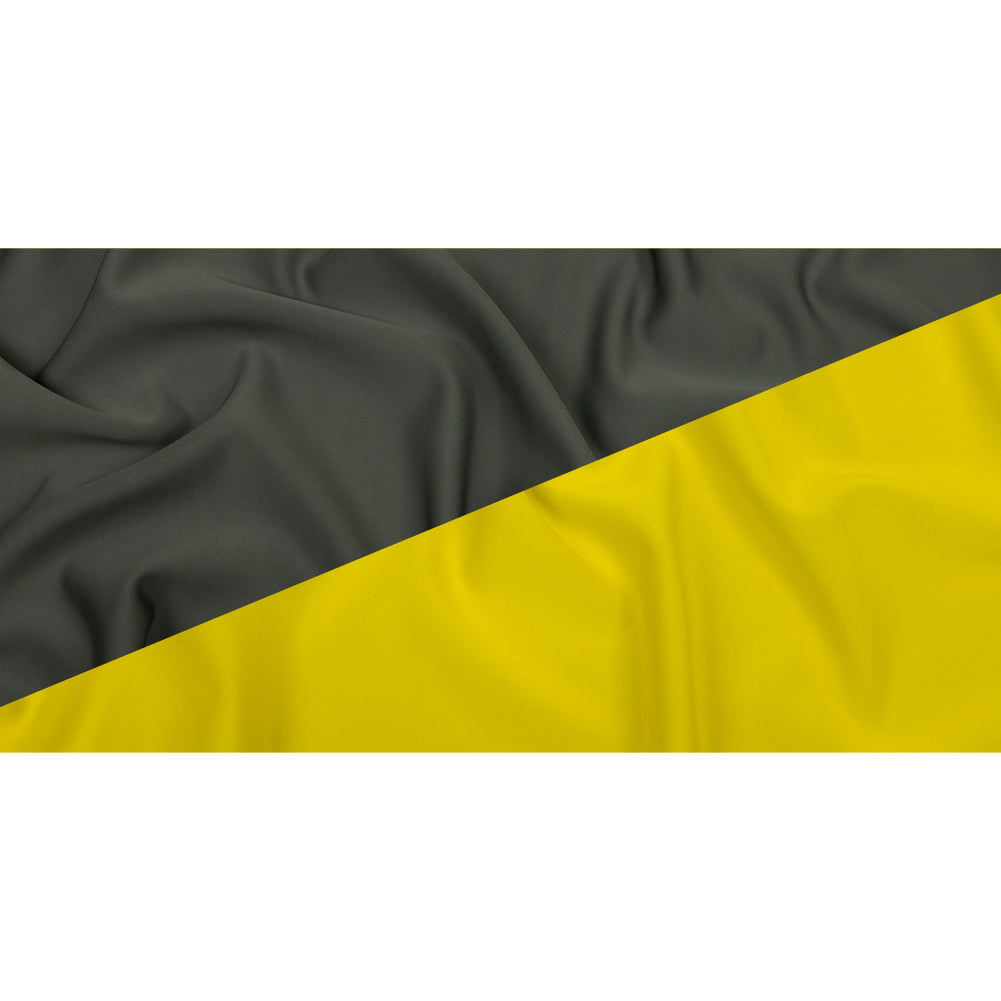 Double Faced Stretch Neoprene 3yd Bundle - Magnet and Maize - Wave Collection - Full