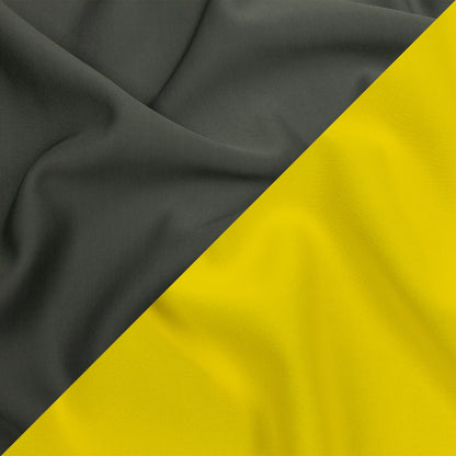 Double Faced Stretch Neoprene 3yd Bundle - Magnet and Maize - Wave Collection