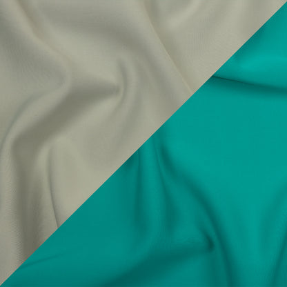 Double Faced Stretch Neoprene 3yd Bundle - Metal and Tile Blue - Wave Collection