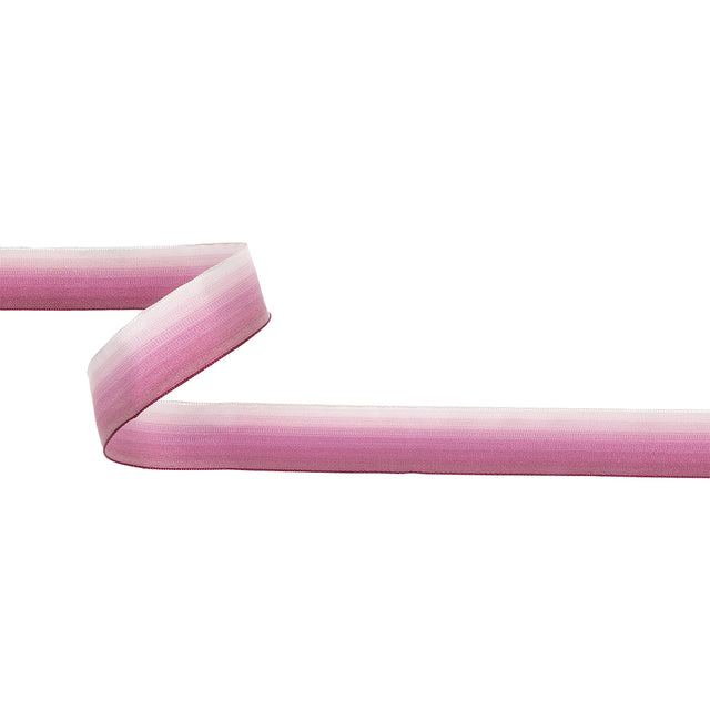 Purple and Pink Ombre Wire Edged Ribbon - 0.875"
