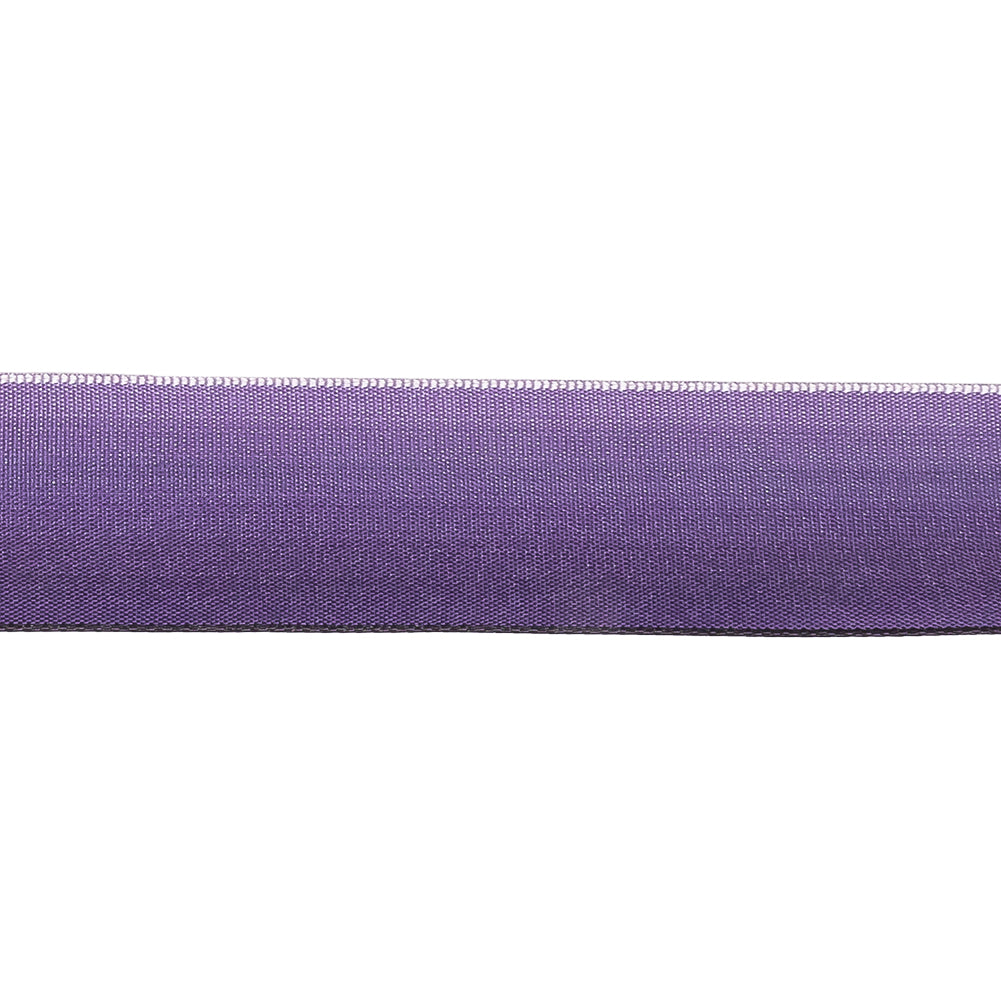 Purple Ombre Wire Edged Ribbon - 0.875" - Detail