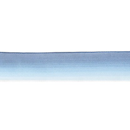 Blue Ombre Wire Edged Ribbon - 0.875"