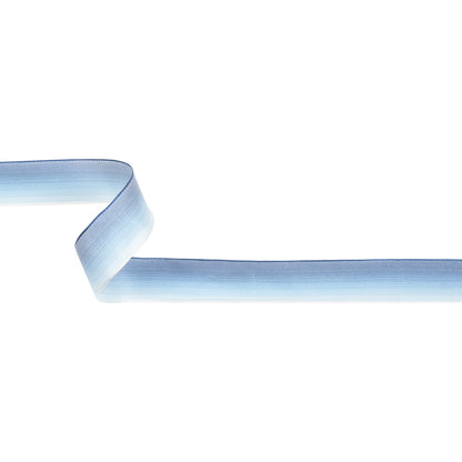 Blue Ombre Wire Edged Ribbon - 0.875"