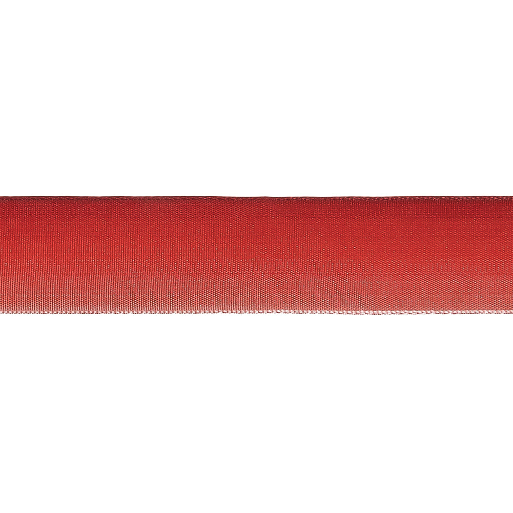 Red Ombre Wire Edged Ribbon - 0.875" - Detail