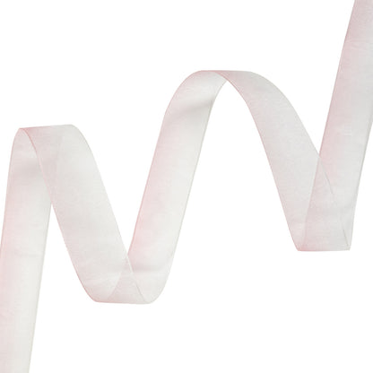 Sheer Pink and White Alyssum Ombre Ribbon - 0.875"