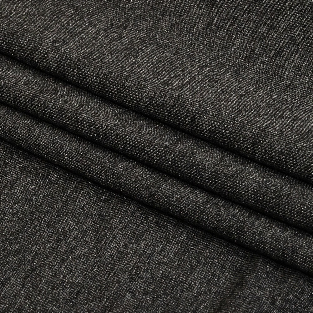 Ultra-Soft Rayon Jersey - Charcoal - Cyrus Collection - Folded