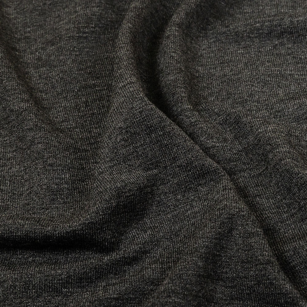 Ultra-Soft Rayon Jersey - Charcoal - Cyrus Collection - Detail