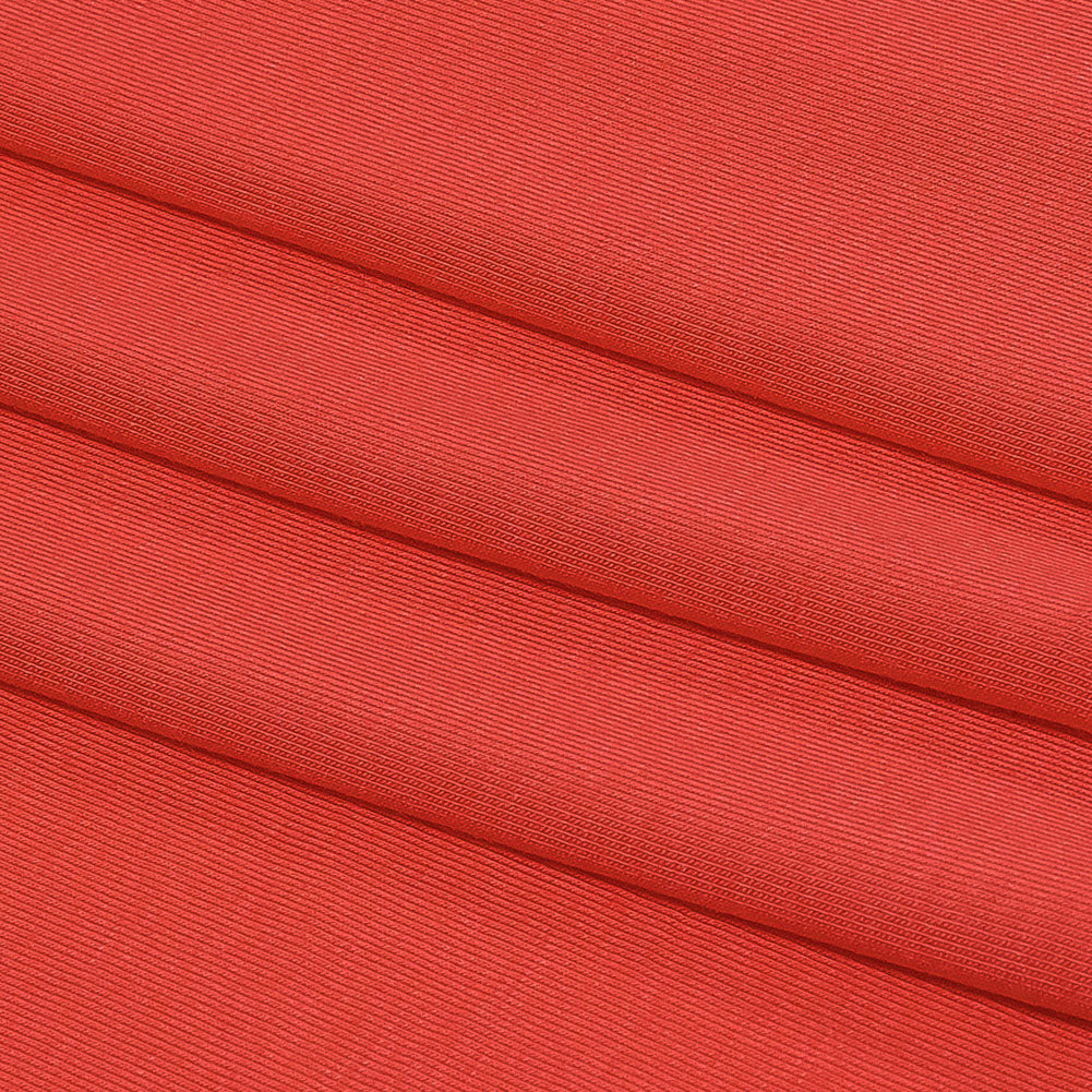 Ultra-Soft Rayon Jersey - Deep Coral - Cyrus Collection - Folded