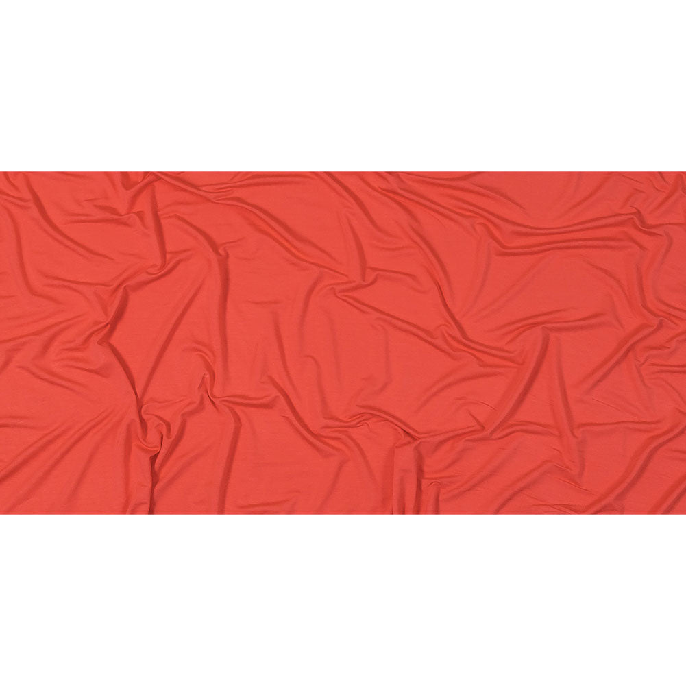 Ultra-Soft Rayon Jersey - Deep Coral - Cyrus Collection - Full