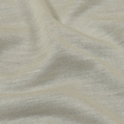 Cloud Cream Lightweight Rayon Jersey Detail