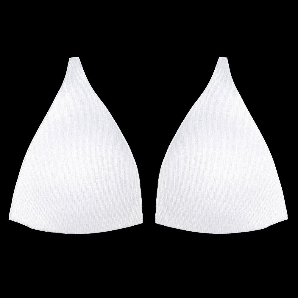 White Triangle Bra Cup - Size 02 Detail