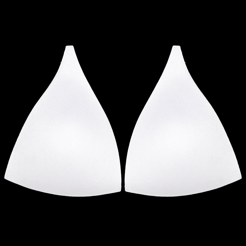 White Triangle Bra Cup - Size 04 Detail