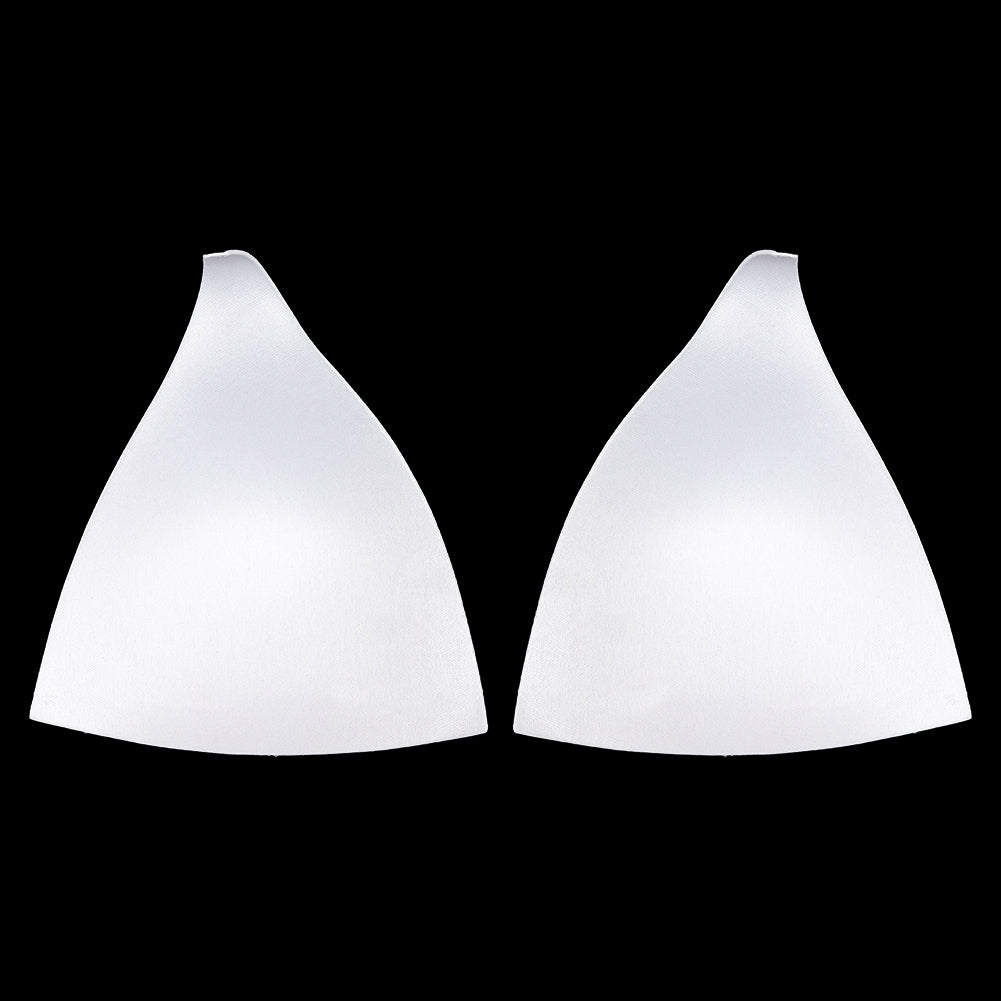 White Triangle Bra Cup - Size 14 Detail