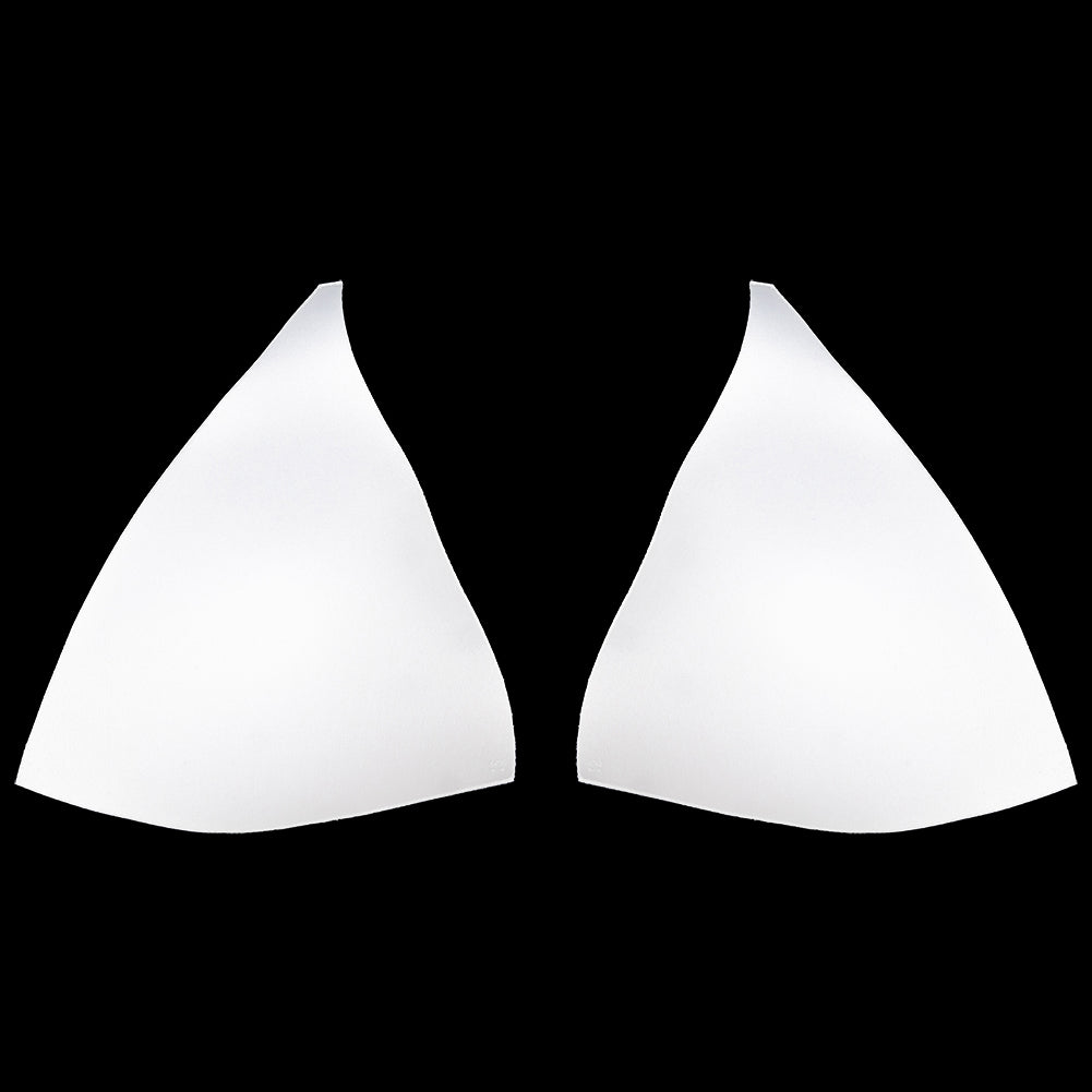 White Triangle Bra Cup - Size 18 Detail