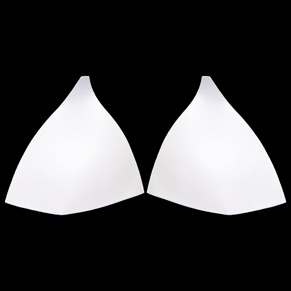 White Triangle Bra Cup - Size 22 Detail
