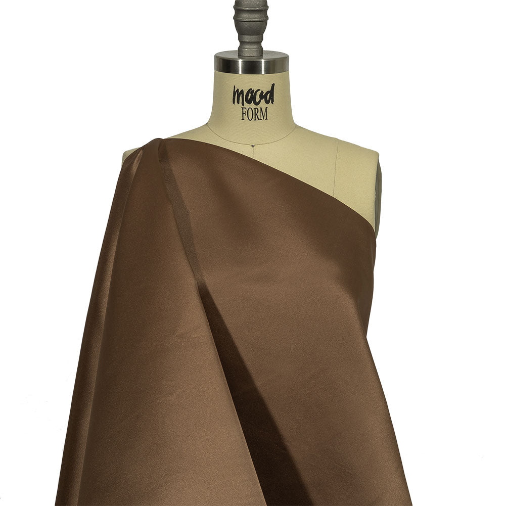 Acorn Double Faced Silk Duchesse Satin Drape