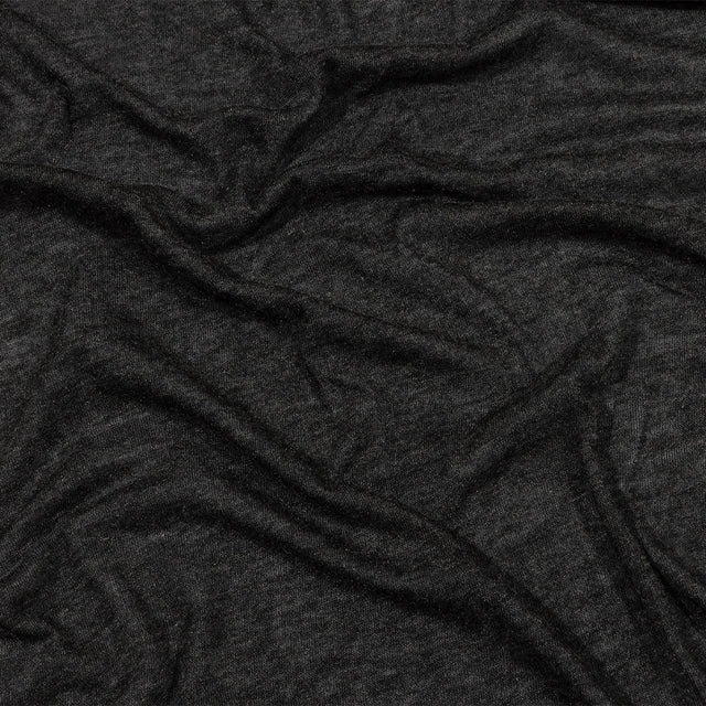 Heathered Charcoal Ultra Soft Stretch Rayon Jersey
