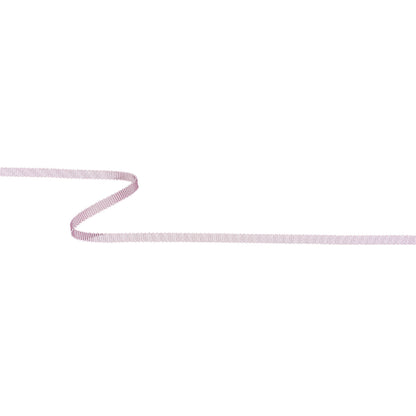 Light Pink Recycled Polyester Petersham Grosgrain Ribbon - 4mm