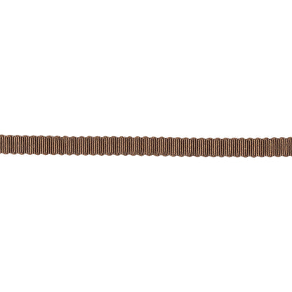 Brown Recycled Polyester Petersham Grosgrain Ribbon - 4mm