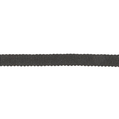 Black Recycled Polyester Petersham Grosgrain Ribbon - 6mm