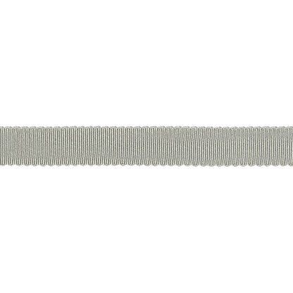 Light Gray Recycled Polyester Petersham Grosgrain Ribbon - 9mm