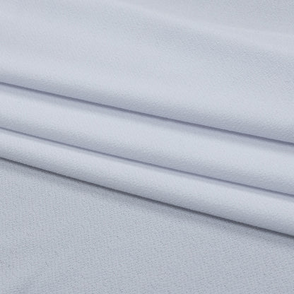 Stretch Polyester Crepe Knit - White - Arabesque Collection