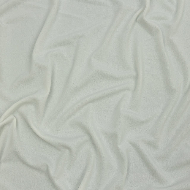 Stretch Polyester Crepe Knit - Cloud Dancer - Arabesque Collection