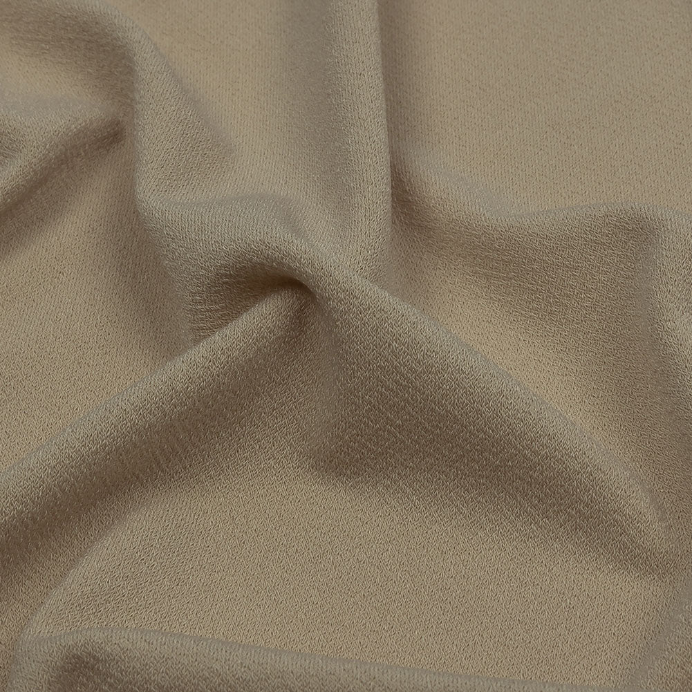 Stretch Polyester Crepe Knit - Nude - Arabesque Collection - Detail