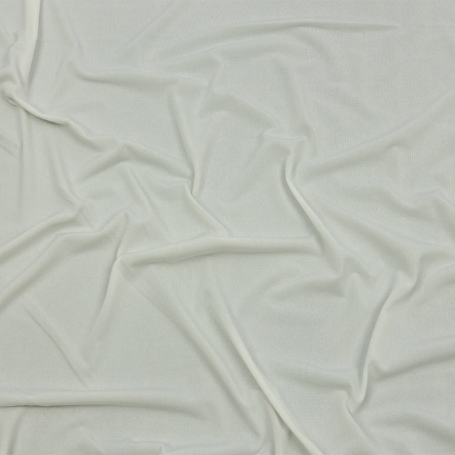 Stretch Polyester ITY Jersey - Cloud Dancer - Isadora Collection