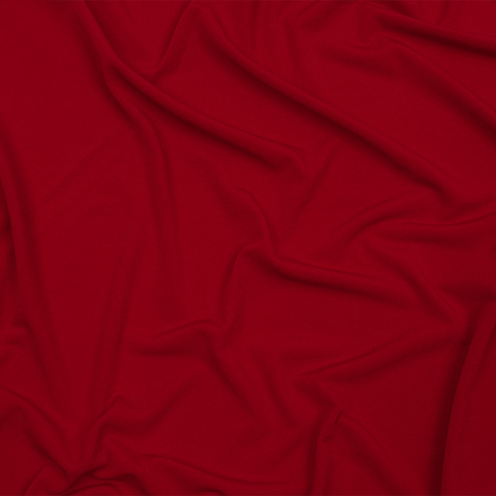 Stretch Polyester ITY Jersey - Tango Red - Isadora Collection