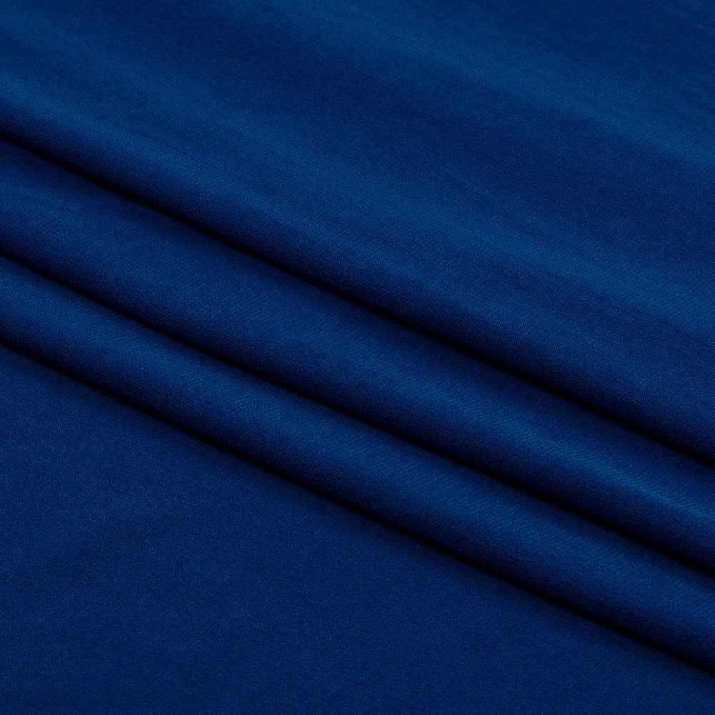 Stretch Polyester ITY Jersey - Royal Blue - Isadora Collection - Folded