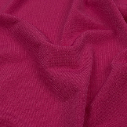 Stretch Polyester ITY Jersey - Fuchsia - Isadora Collection
