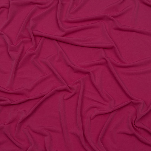 Stretch Polyester ITY Jersey - Fuchsia - Isadora Collection