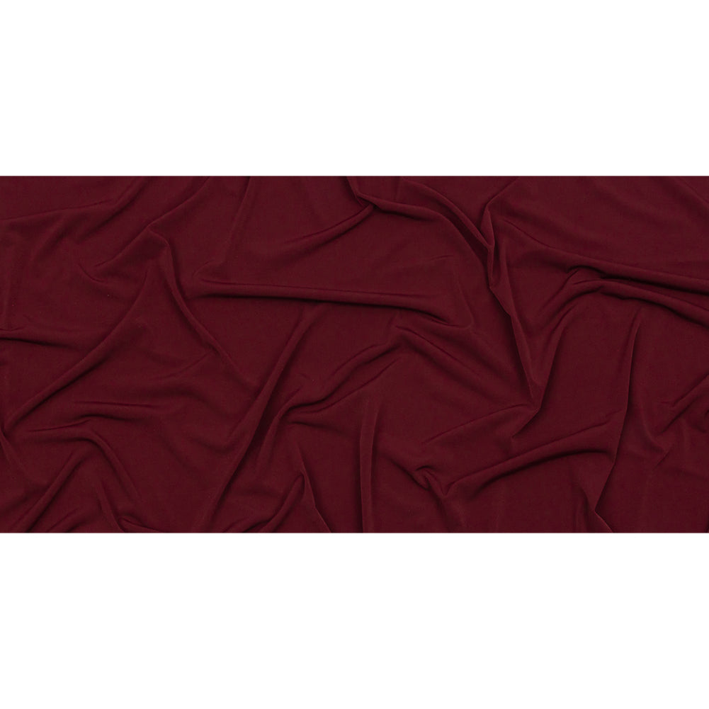 Stretch Polyester ITY Jersey - Wine - Isadora Collection - Full