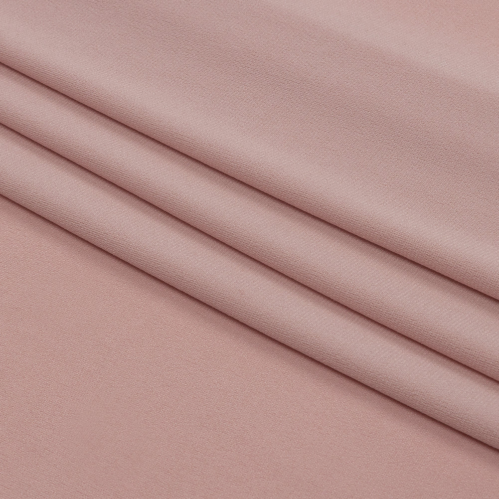 Stretch Polyester ITY Jersey - Silver Pink - Isadora Collection - Folded