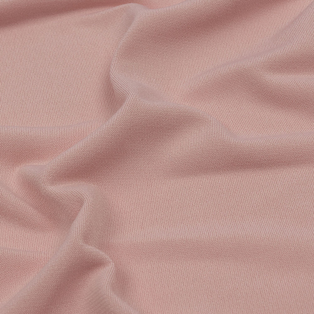 Stretch Polyester ITY Jersey - Silver Pink - Isadora Collection - Detail
