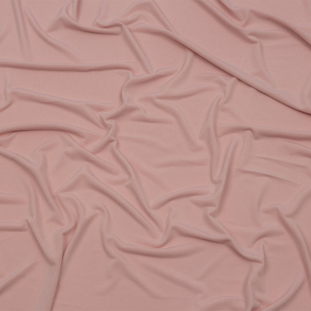 Stretch Polyester ITY Jersey - Silver Pink - Isadora Collection