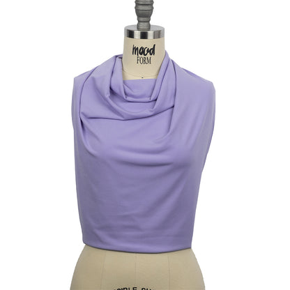 Stretch Polyester ITY Jersey - Lilac - Isadora Collection