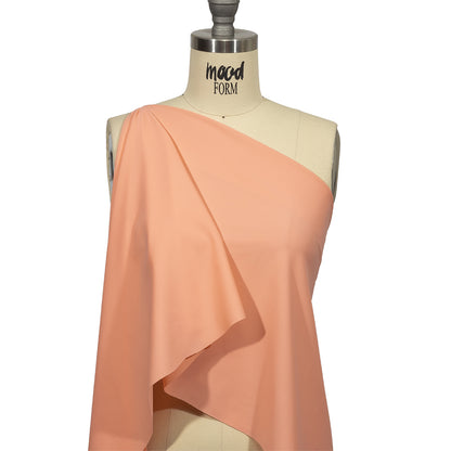 Recycled Swimwear Tricot, UV Protective - Peach Flower - Santorini Plus Collection Drape
