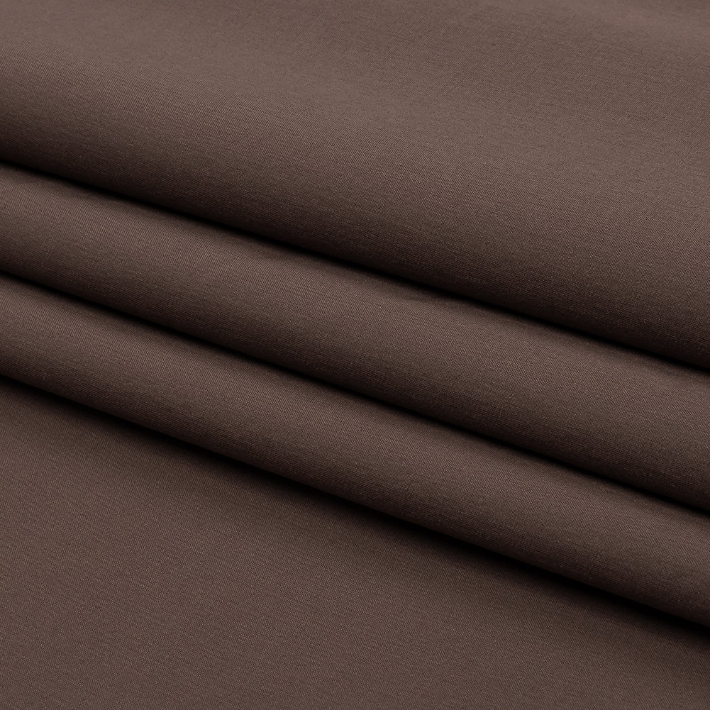 Dusty Mauve Stretch Polyester Woven Folded