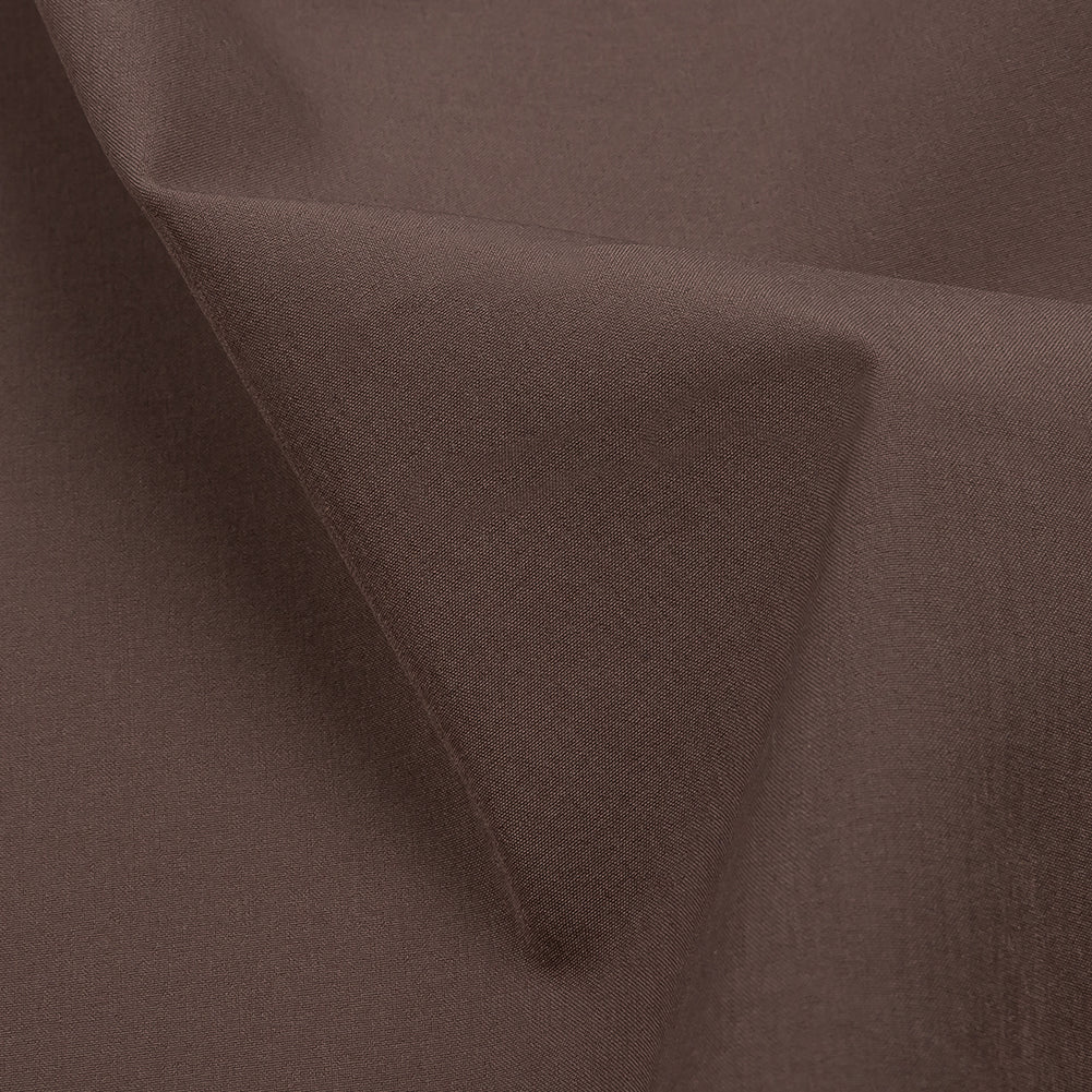 Dusty Mauve Stretch Polyester Woven Detail