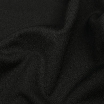 Black Onyx Polyester Interlock Knit Detail