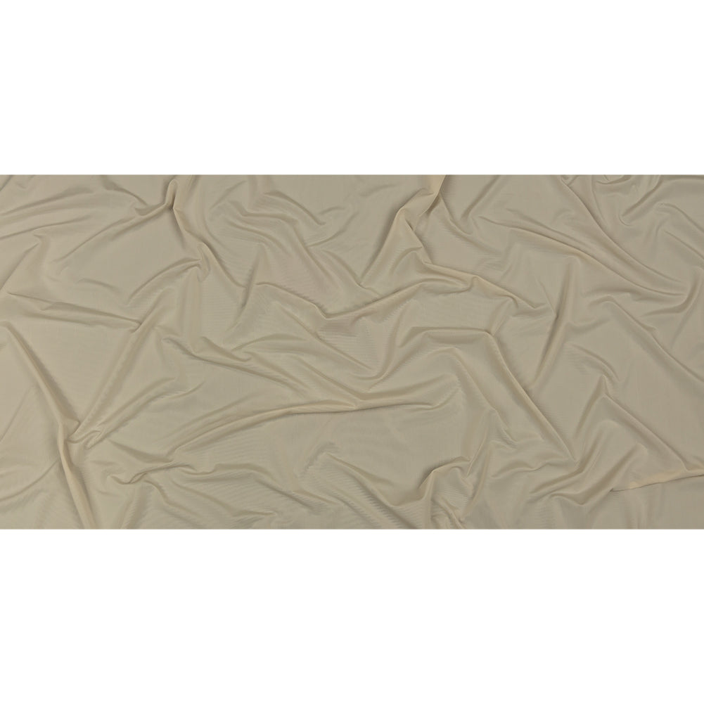 Famous Australian Designer Pistachio Shell Stretch Polyester Jersey - Full